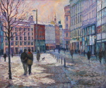 Nmst Svobody,100x120, oil painting