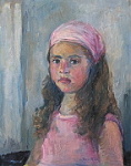 A Portrait of A Little Girl,30x40, oil painting